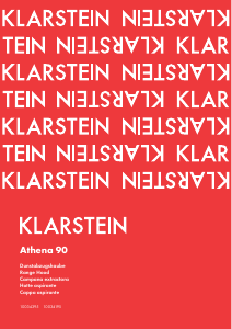 Manuale Klarstein 10034395 Athena 90 Cappa da cucina
