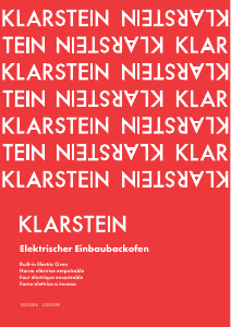 Manual Klarstein 10033188 Oven