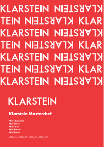 Manual Klarstein 10034497 Masterchef Oven