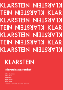 Bruksanvisning Klarstein 10034496 Masterchef Ugn