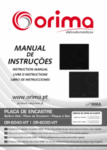 Manual Orima OR 6030 VIT Hob