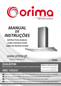 Manual Orima ORC 1003 C Cooker Hood