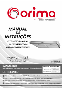 Manual Orima ORT 3029 D Cooker Hood