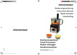Mode d’emploi Micromaxx MD 15482 Robot de cuisine