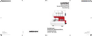 Mode d’emploi Lifetec MD 16600 Machine à coudre
