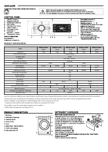 Bruksanvisning Whirlpool Fresh Care 8212 Tvättmaskin