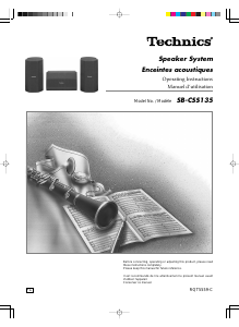 Handleiding Technics SB-CSS135 Luidspreker