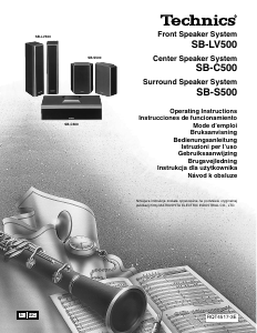 Mode d’emploi Technics SB-LV500 Haut-parleur