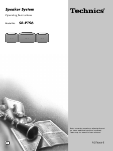 Handleiding Technics SB-PT96 Luidspreker