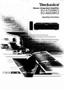 Bruksanvisning Technics SU-A600MK3 Förstärkare