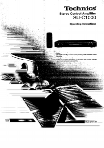 Bruksanvisning Technics SU-C1000 Förstärkare