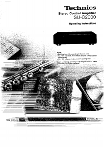 Bruksanvisning Technics SU-C2000 Förstärkare