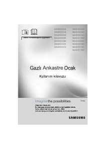 Kullanım kılavuzu Samsung NA64H3110BS/TR Ocak