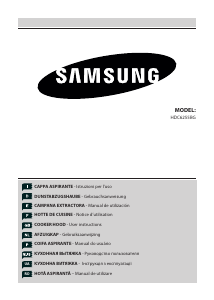 Bedienungsanleitung Samsung HDC6255BG Dunstabzugshaube