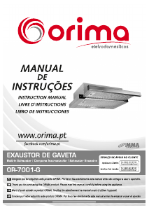 Manual Orima OR 7001 G Cooker Hood