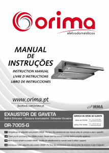 Manual Orima OR 7005 G Cooker Hood