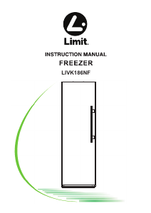 Bruksanvisning Limit LIVK186NF Frys
