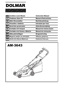 Manual de uso Dolmar AM-3643LGEH Cortacésped