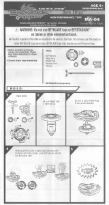 Handleiding Hasbro Beyblade Grevolution Dark Effigy