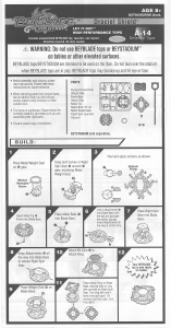 Handleiding Hasbro Beyblade Grevolution Draciel Shield