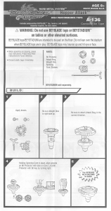 Handleiding Hasbro Beyblade Grevolution Hopper Attack