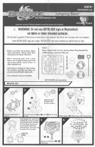 Handleiding Hasbro Beyblade Jumping Base