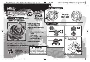 Handleiding Hasbro Beyblade Kronos Scythe Swipe