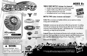 Handleiding Hasbro Beyblade Metal Fury Proto Nemesis