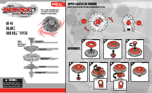 Handleiding Hasbro Beyblade Metal Fusion Dark Bull