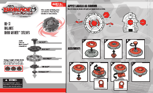 Handleiding Hasbro Beyblade Metal Fusion Dark Gasher