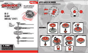 Handleiding Hasbro Beyblade Metal Fusion Dark Wolf