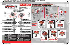 Handleiding Hasbro Beyblade Metal Fusion Darkness Howling Blazer Storm Aries vs Dark Wolf