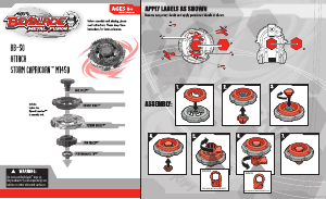 Handleiding Hasbro Beyblade Metal Fusion Storm Capricorn