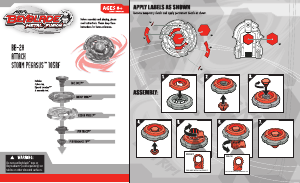 Handleiding Hasbro Beyblade Metal Fusion Storm Pegasus