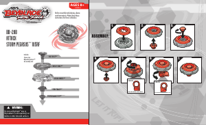 Handleiding Hasbro Beyblade Metal Fusion Super Vortex Storm Pegasus