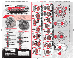 Handleiding Hasbro Beyblade Metal Masters Triple Battle Set