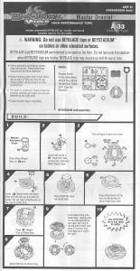 Handleiding Hasbro Beyblade V Force Master Draciel