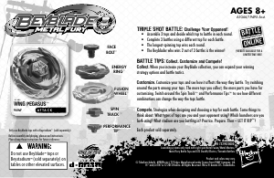 Handleiding Hasbro Beyblade Wing Pegasus