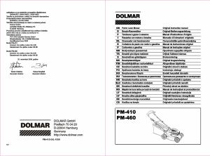 Handleiding Dolmar PM-410 Grasmaaier