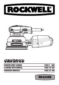 Manual de uso Rockwell RK4248K Lijadora orbital