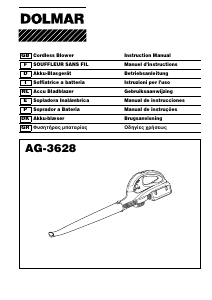 Manual Dolmar AG-3628LGE Leaf Blower