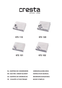 Bruksanvisning Cresta KTS 120 Elektrisk filt