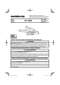 Manual Metabo CS 33EB Chainsaw
