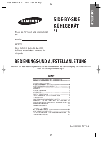 Bedienungsanleitung Samsung RS20NCSW Kühl-gefrierkombination