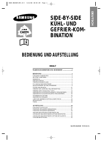 Bedienungsanleitung Samsung RS21FHSV Kühl-gefrierkombination