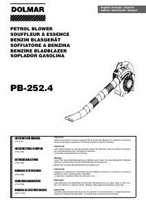 Manual Dolmar PB252.4 Leaf Blower