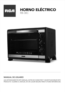 Manual de uso RCA RB-30C Horno
