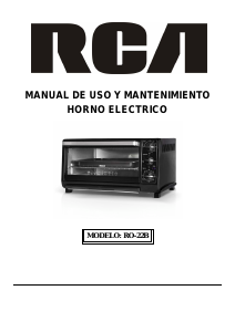 Manual de uso RCA RO-22B Horno