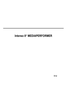 Manuale Intenso Media Performer Cornice digitale