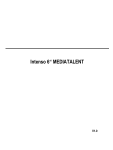Руководство Intenso Media Talent Цифровая фоторамка